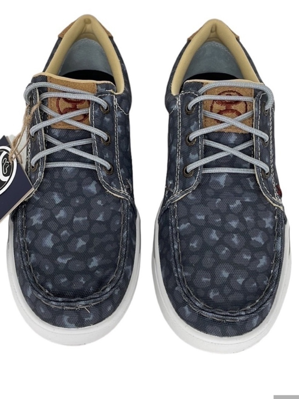 Twisted X NWT Women’s Shoe Hooey Loper Black Leopard Casual Lace Up Size 5.5